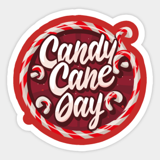 National Candy Cane Day – December Sticker